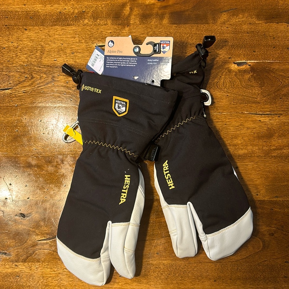 Hestra Army Leather Alpine Pro GORE-TEX 3-finger glove